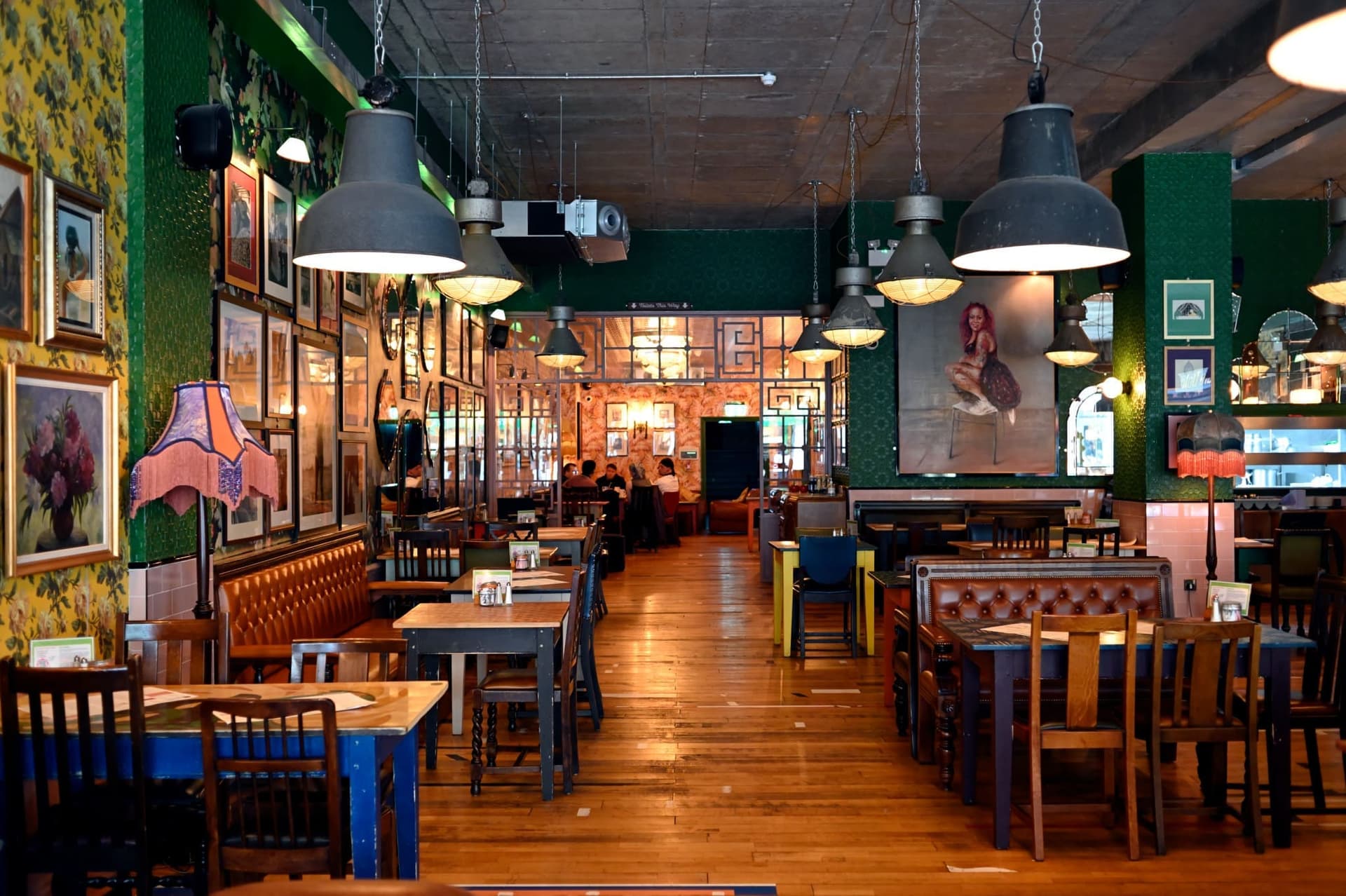 Manchester Restaurant Interior.